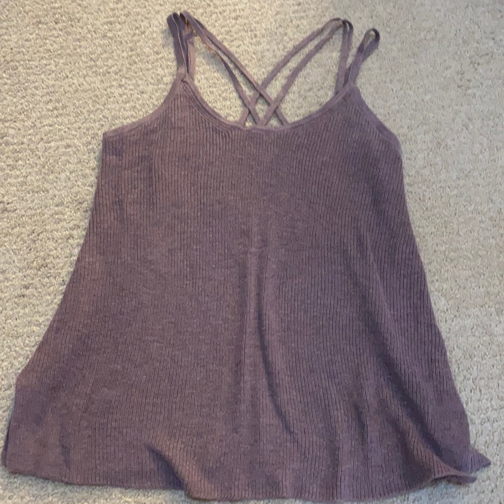 Purple tank top - American Eagle Outfitters